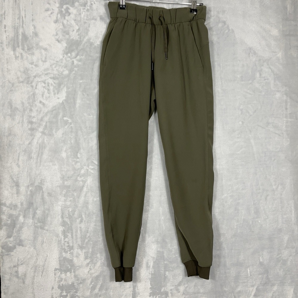 Lululemon Pants Womens 2 Green High‎ Rise Athleisure Jogger LW5CV4S On The Fly